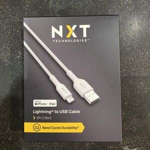 White Lightning to USB Cable for Cell Phones